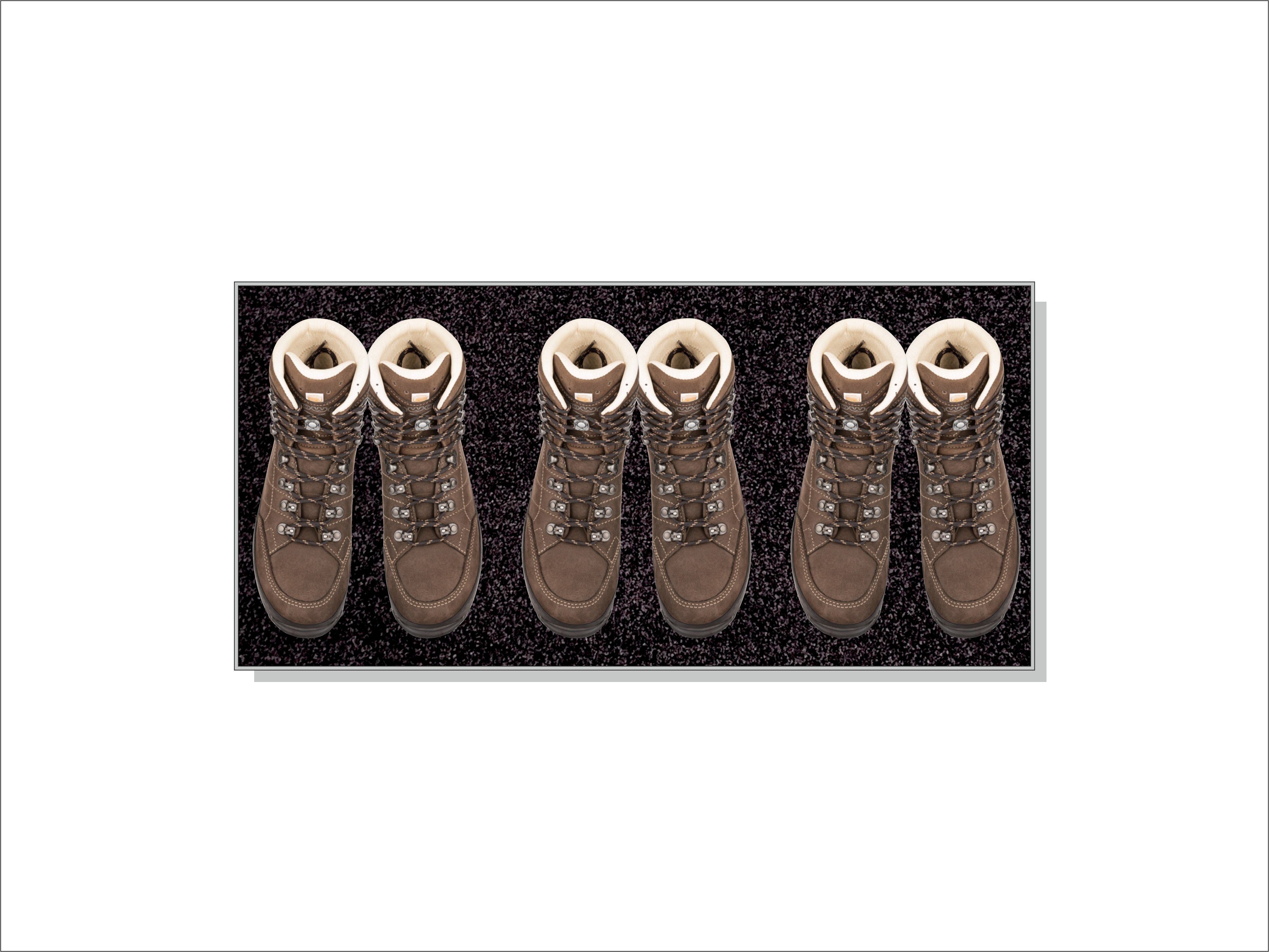 Keilbach Designprodukte Fußmatte perfetto 77 x 37 cm, rechteckig