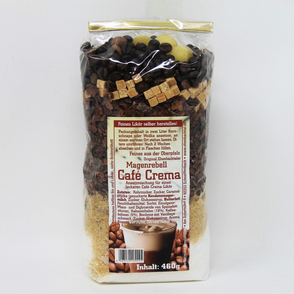 Biller Gewürz, Magenrebell Cafe Crema Likör Ansatzmischung für Kräuterlikör 460g