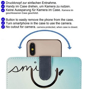 K-S-Trade Handyhülle für Samsung Galaxy A22, Schutz Hülle Handy Hülle 360° Wallet Case Schutz Hülle