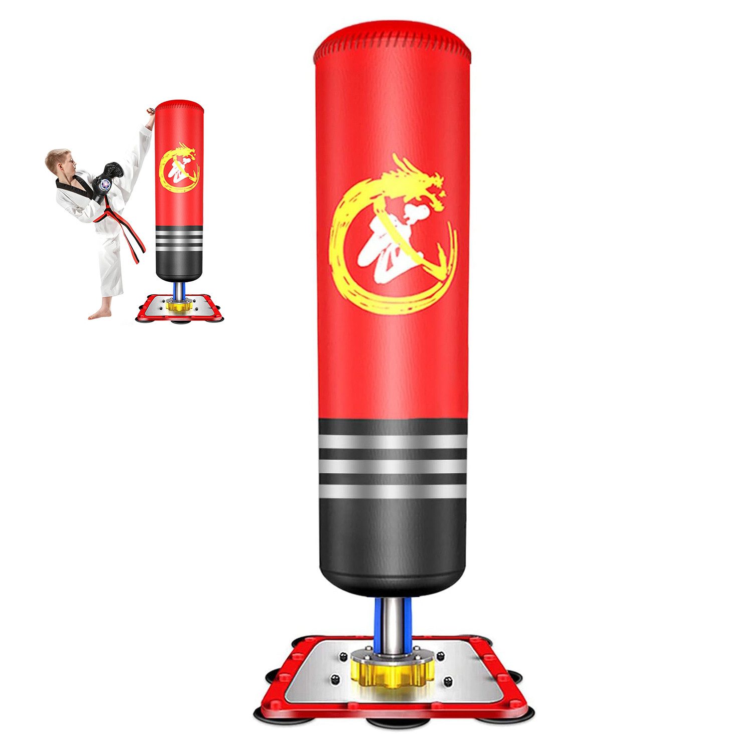 Standboxsack Kinder Freistehender Standboxsack Punching Bag Boxing Trainer