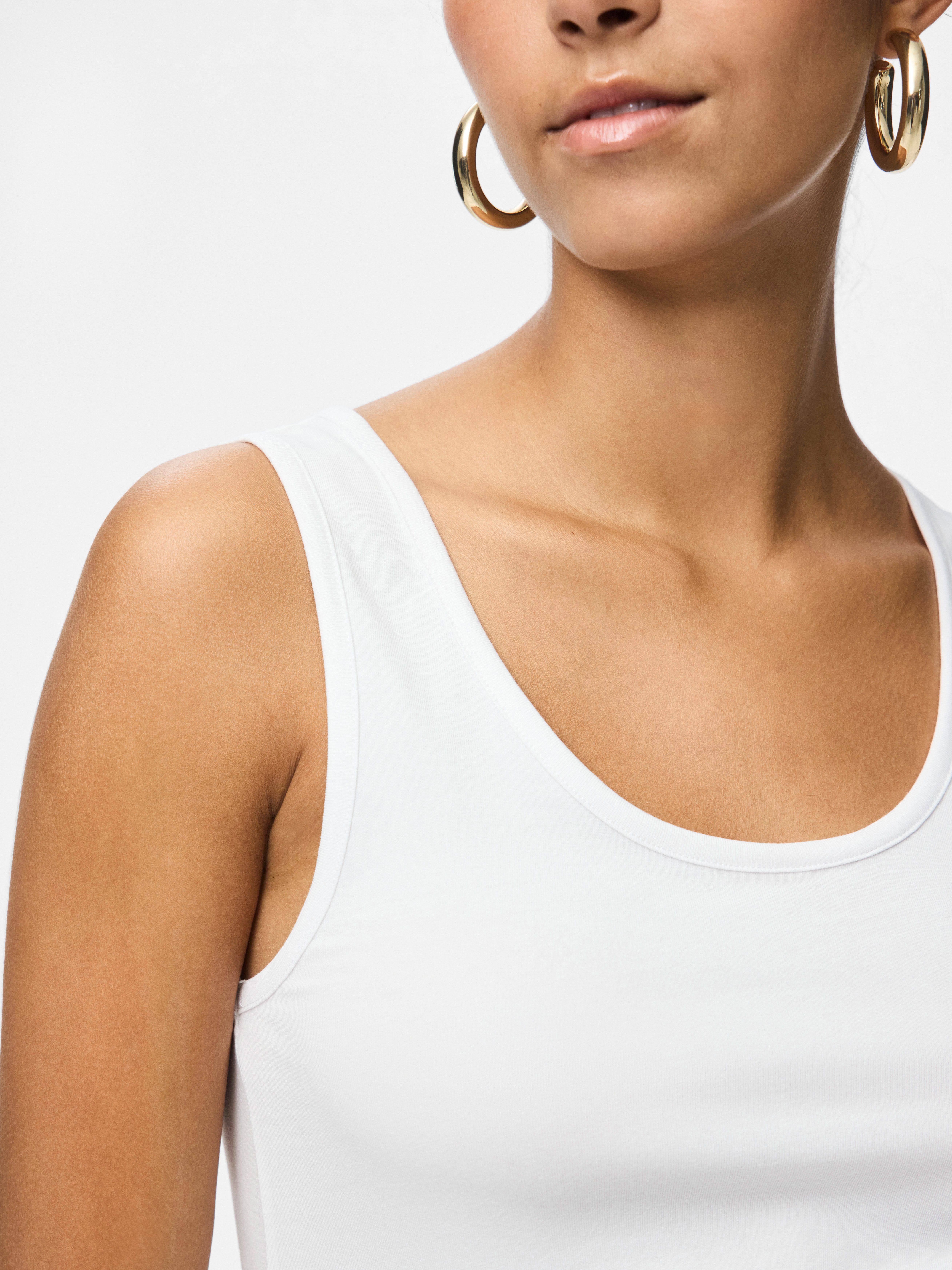 pieces Tanktop PCAMELIA TANK TOP 2-PACK JRS NOOS BC (2er-Pack) mit klassischen Farben – Bild 4 von 5