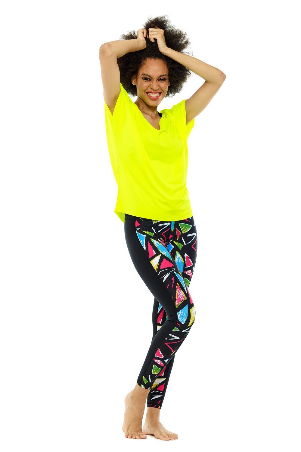 Leggings Core-Stability-Bund HWL110-disco Bauch-Weg-Effekt mit Winshape