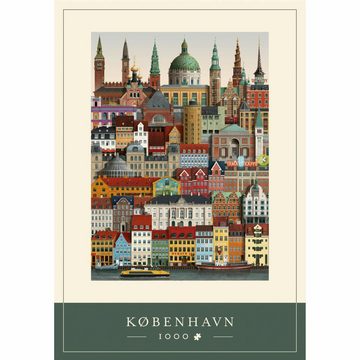 Martin Schwartz Puzzle Kopenhagen / København 50 x 70 cm, 1000 Puzzleteile