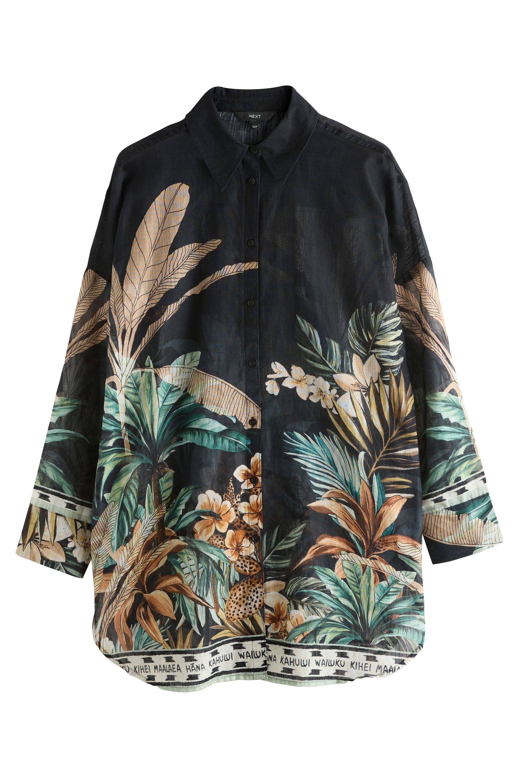 Black/Green Palm