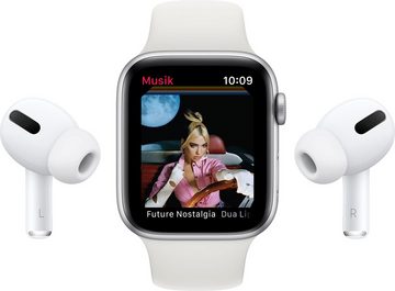 Apple Nike Series 6 GPS + Cellular, Aluminiumgehäuse mit Nike Sportarmband 40mm Watch (Watch OS), inkl. Ladestation (magnetisches Ladekabel)