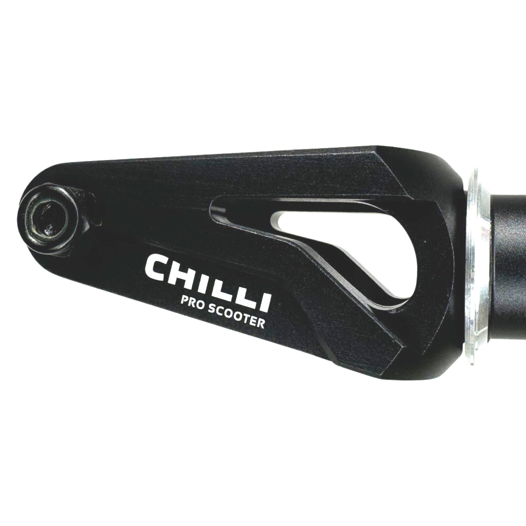 Chilli Pro Scooter Stuntscooter Chilli Pro Scooters FAT27+ 24 Stunt-Scooter Fork HIC + Headset Schwarz