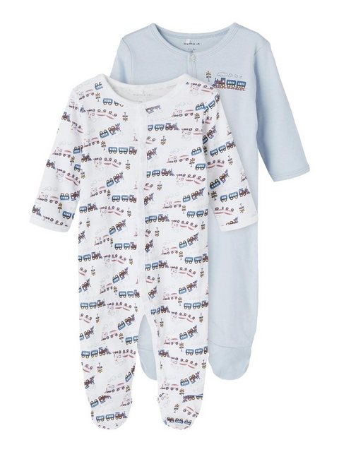 Name It Schlafoverall NBMNIGHTSUIT 2P W F HEATHER TRAIN  - Onlineshop Otto
