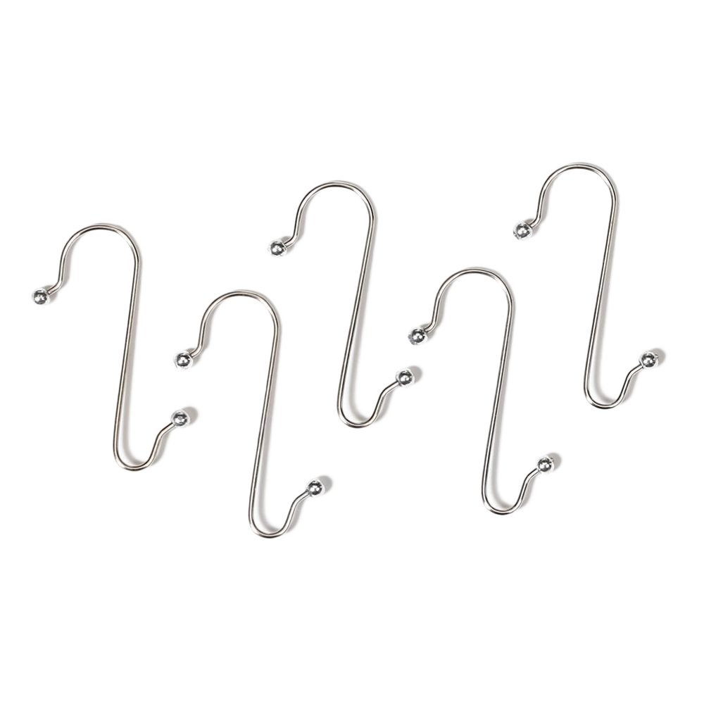 CHRISTMAS GOODS by Inge Weihnachtsbaumklammer Haken Schnellaufhänger 50St./Box silber 4cm (50-tlg), Metall