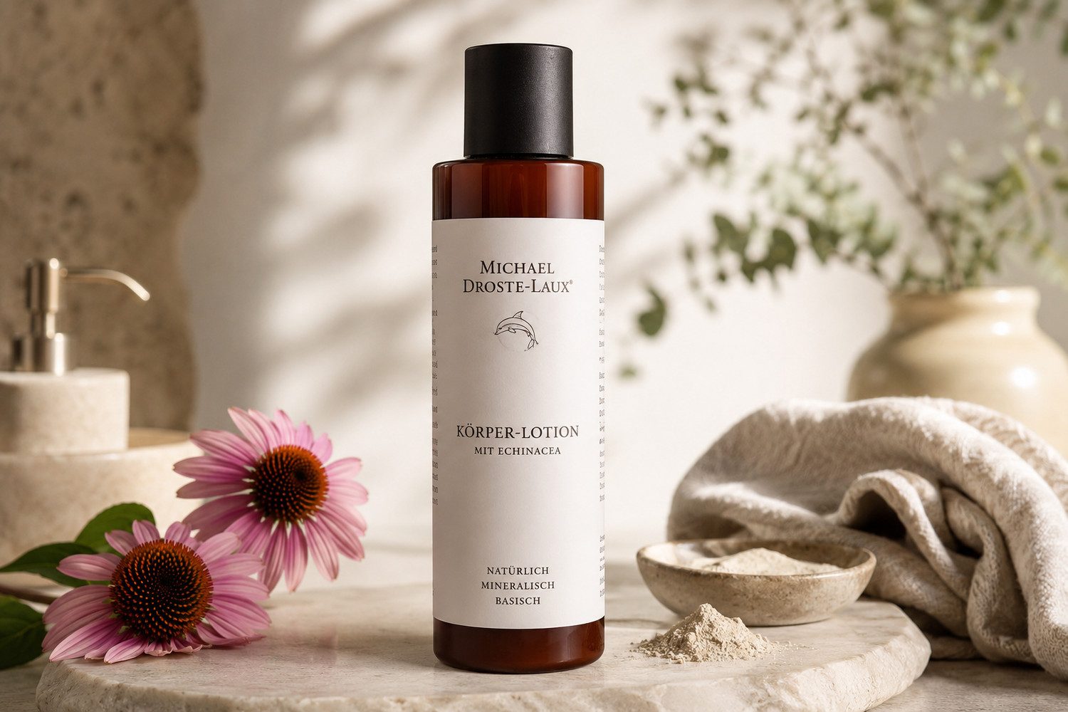 Michael Droste-Laux Körperlotion 200 ml, 1-tlg., Basische Körper-Lotion