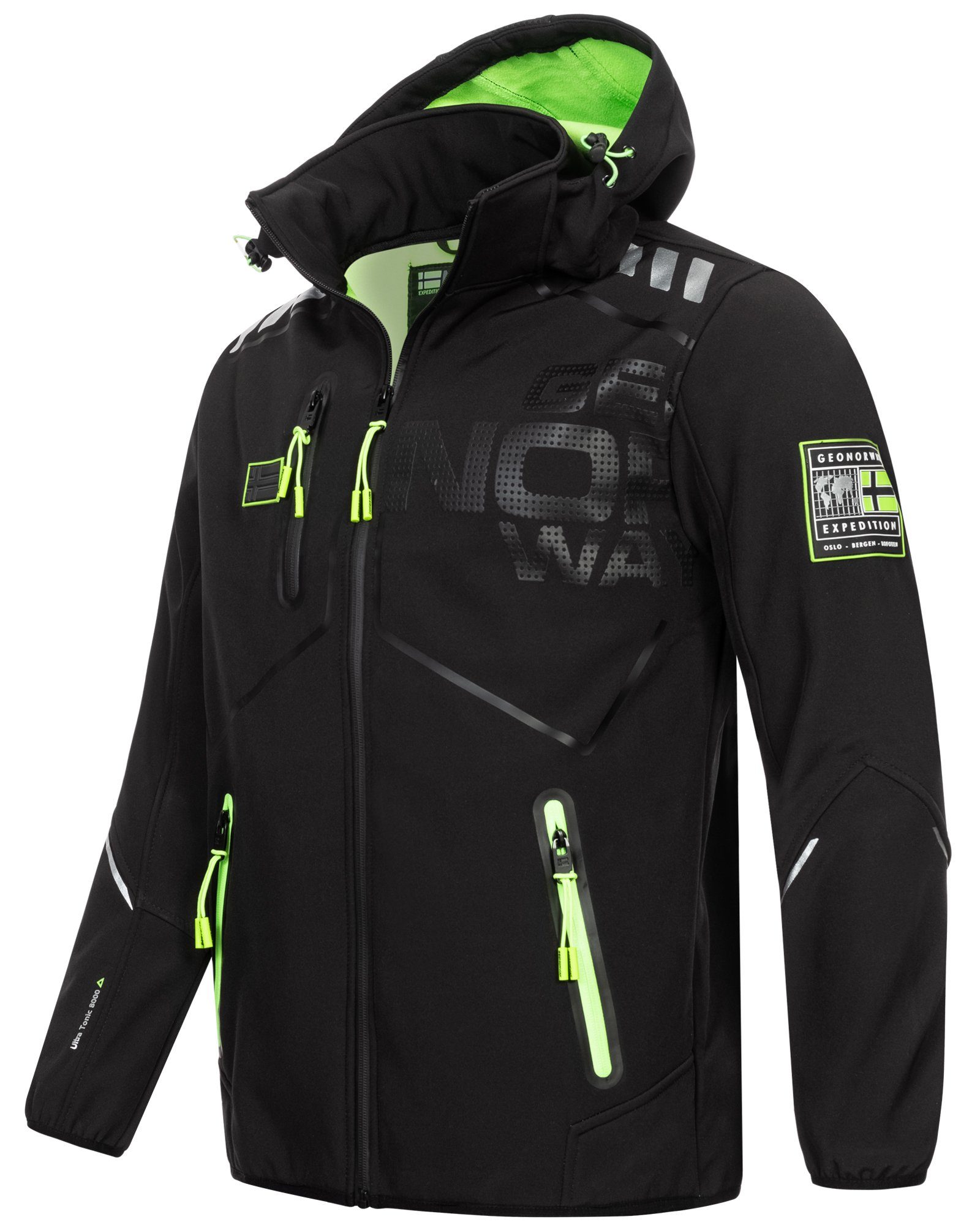 Geographical Norway Softshelljacke Herren Frühlings Jacke Softshelljacke Übergangs Jacke Outdoor Regen