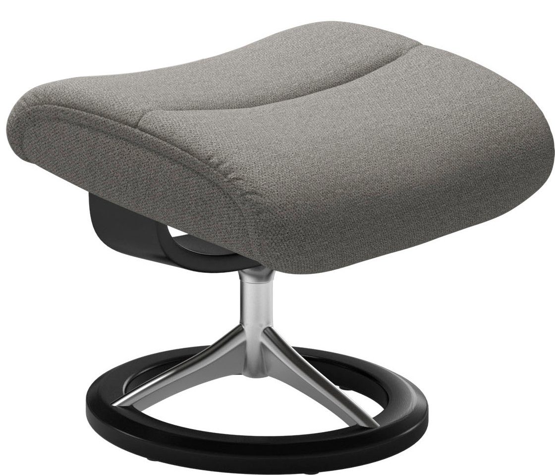 Stressless® Relaxsessel Signature mit View (Set, Base, mit Schwarz Relaxsessel L,Gestell Größe Hocker)