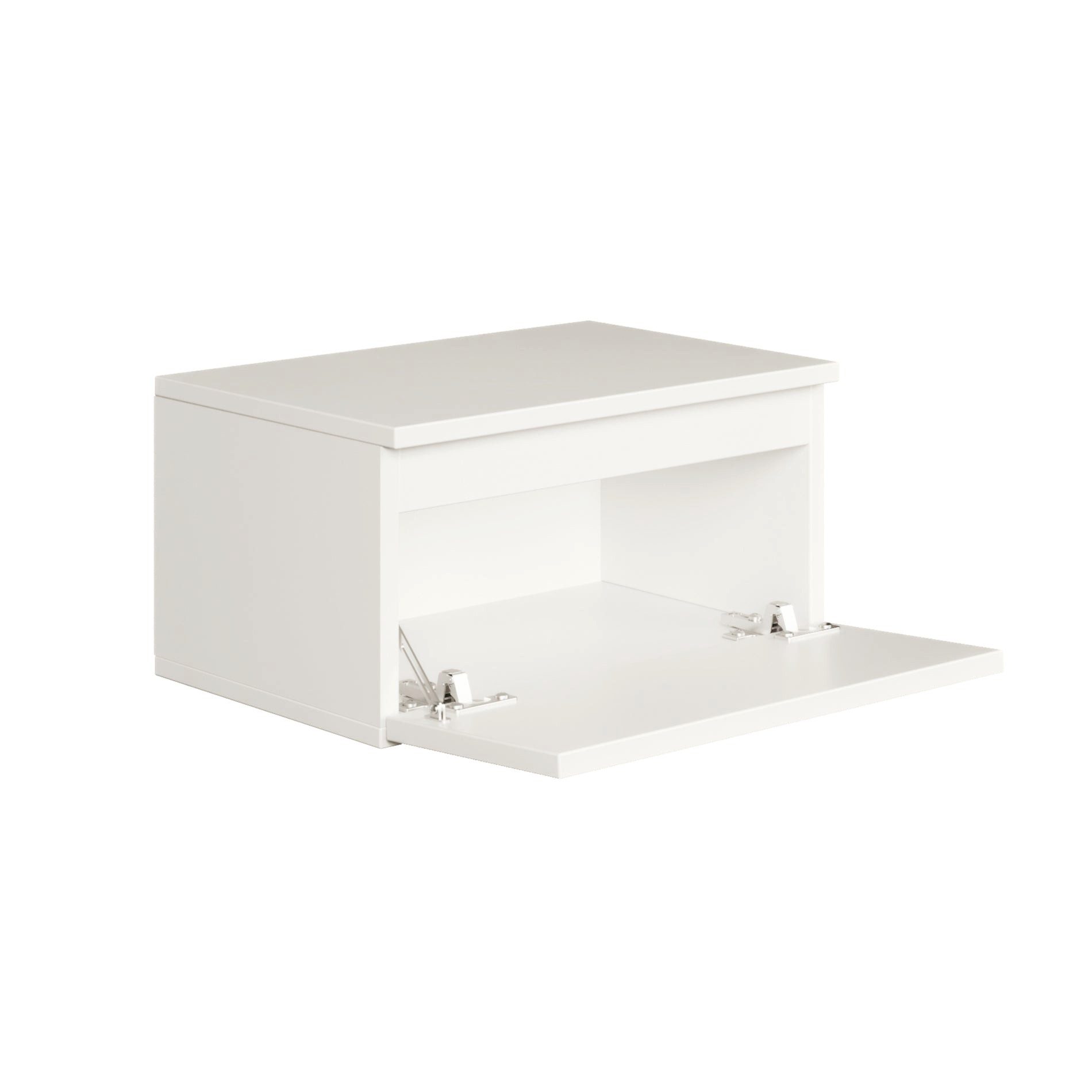 Selsey Nachttisch BEMMI, Wandnachttisch mit Schublade – schwebendes Design, matt, 48 cm breit