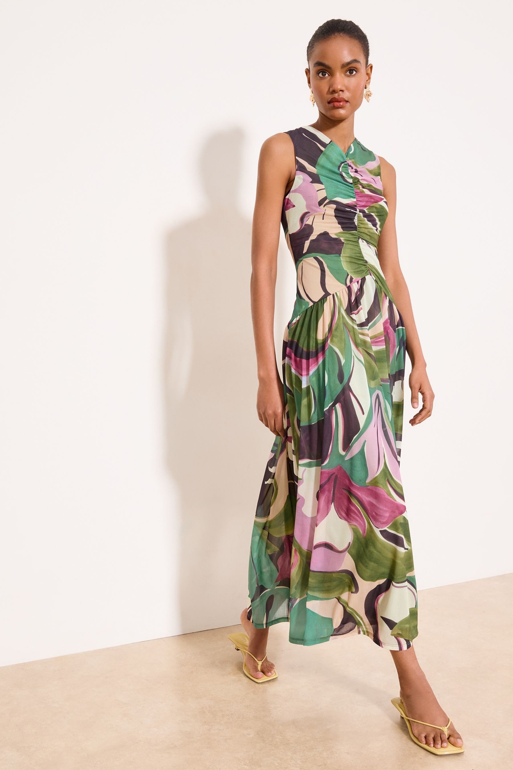 LIPSY Midikleid Lipsy Jersey-Midikleid mit Print (1-tlg)
