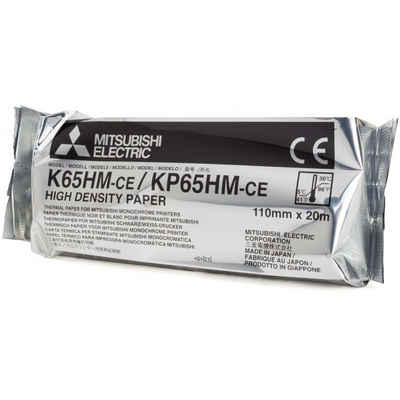 Mitsubishi Thermorolle Electric K65HM-CE / KP65HM-CE 110 mm x 20 m - Thermorolle - weiß