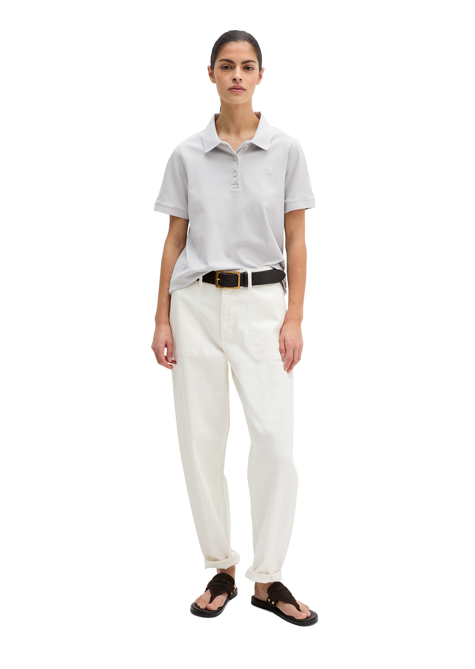 Marc O'Polo Poloshirt aus Piqué-Jersey – Bild 5 von 5