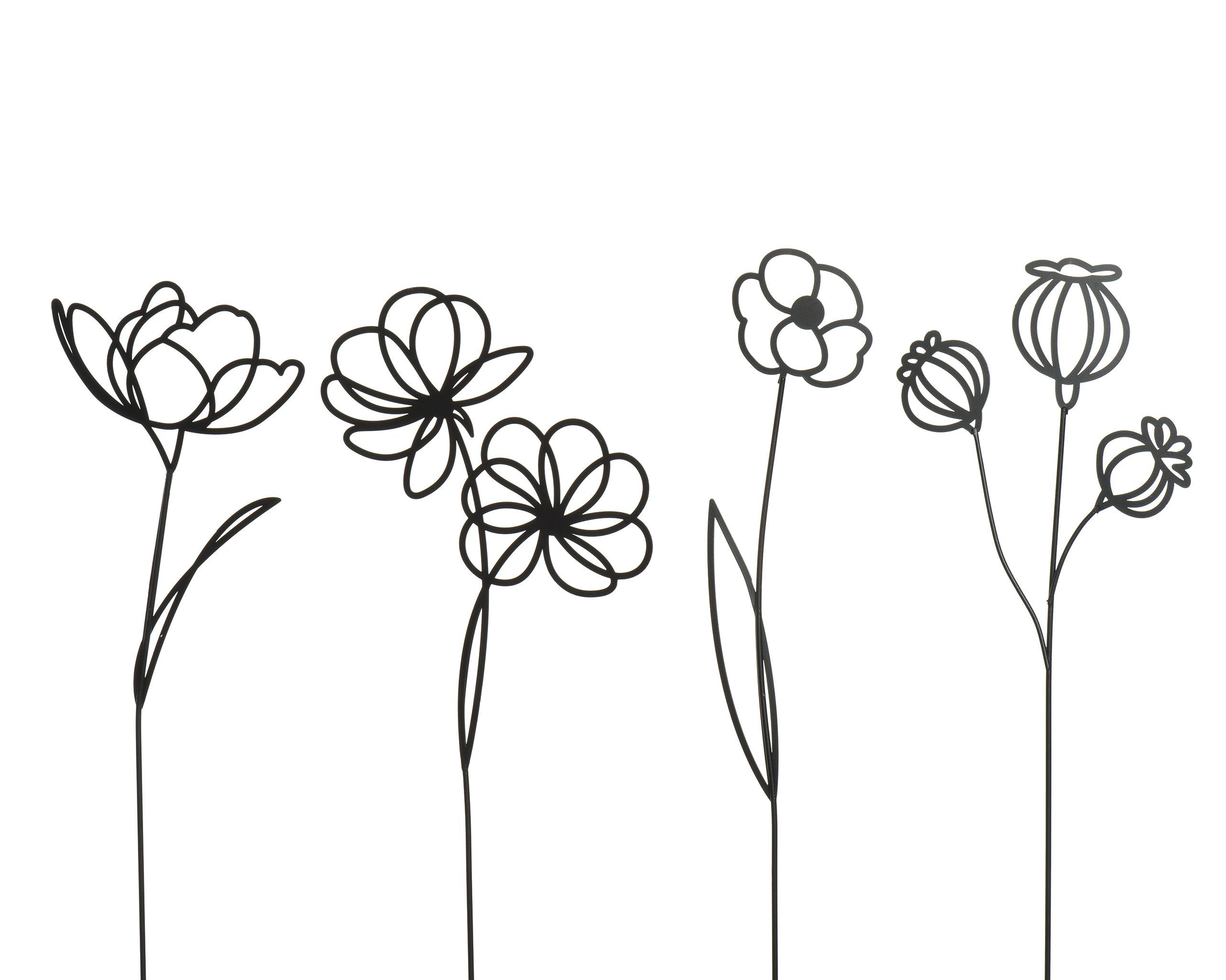 Decoris season decorations Gartenstecker Gartenstecker Blume günstig online kaufen
