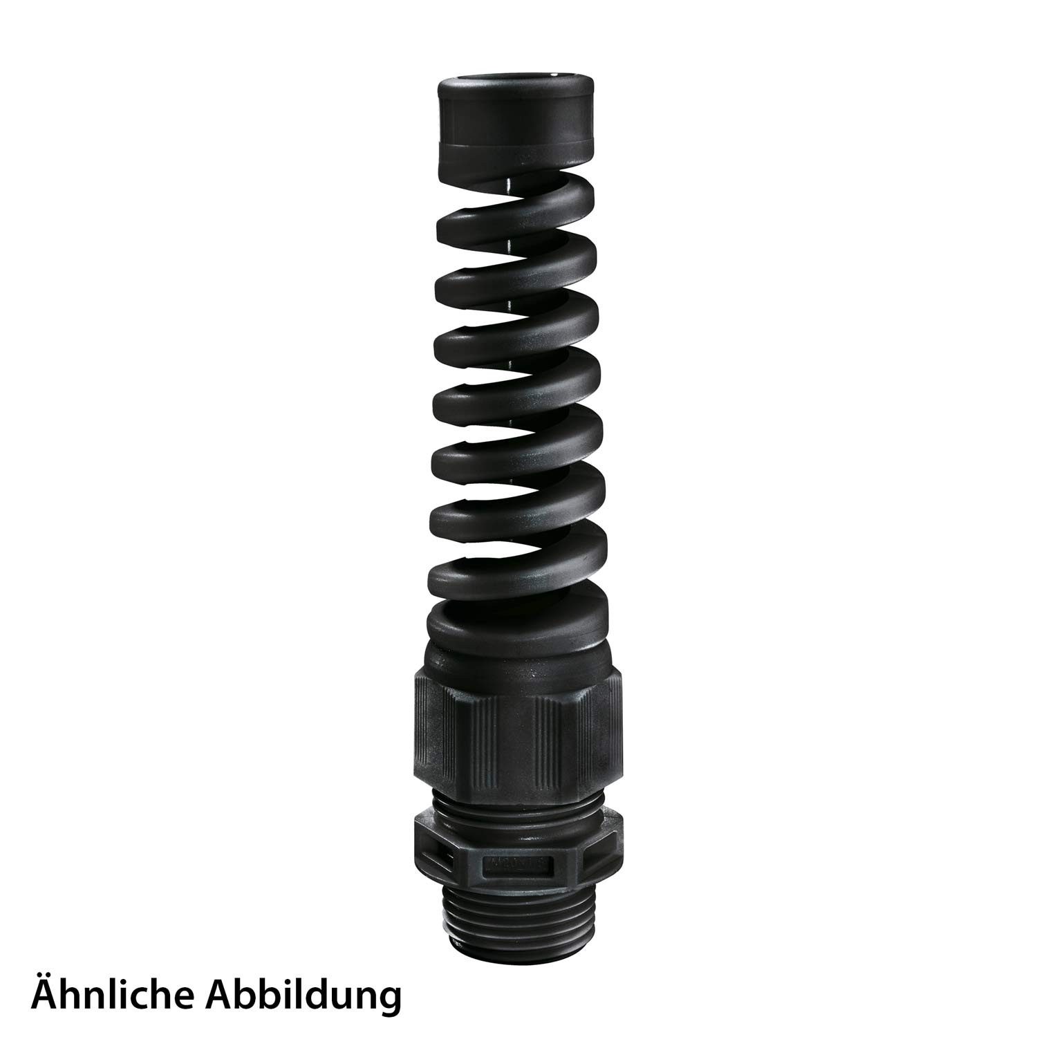 WISKA Schlauchverschraubung Titel:ATEX-Verschraubung mit Biegeschutz M20x1,5 Polyamid (PA) II2DEx