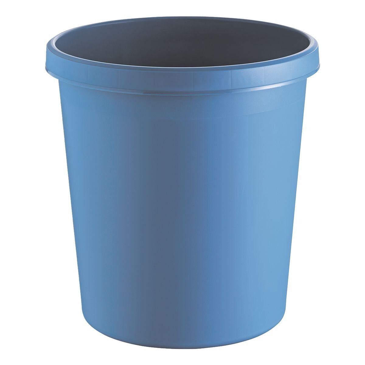 HELIT Papierkorb the german, 18 Liter, mit umlaufendem Griffrand