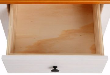loft24 Nachttisch Pauline, aus FSC®-zertifizierter Kiefer im Landhaus Stil, Breite 43 cm