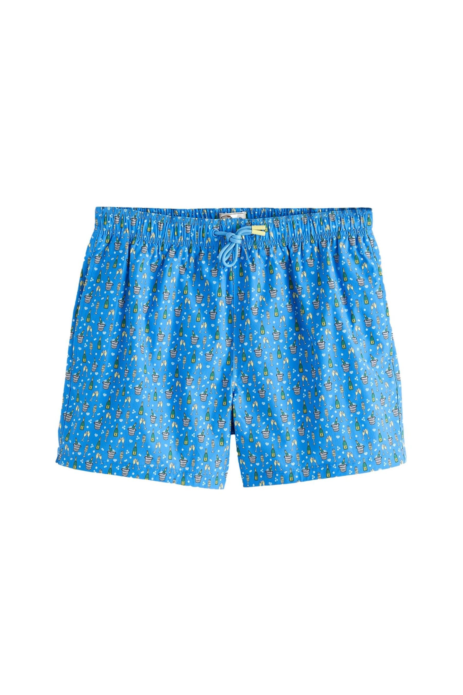 Next Badeshorts Badeshorts mit Champagner-Print, 5{dq} (1-St)