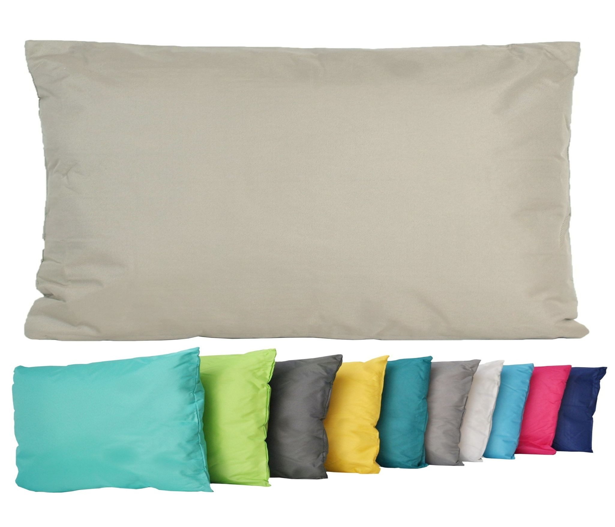 JACK Dekokissen JACK Outdoor Lounge Kissen 30x50cm Dekokissen inkl. Füllung Wasserfest, mit Lotus-Effekt, Robust, Strapazierfähig, für Innen & Außen