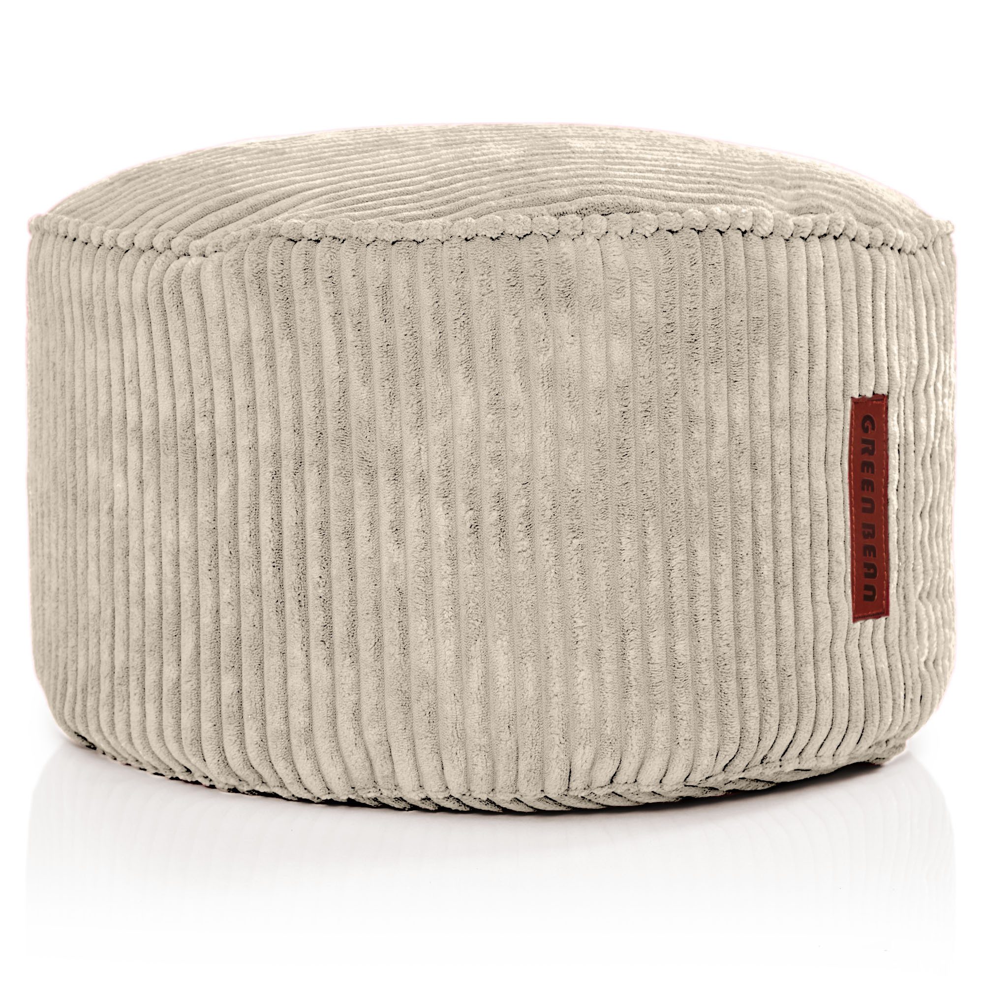 Green Bean Pouf Pouf Cord 45 x 25 cm, Indoor Sitzhocker Sitzkissen Sitzhock günstig online kaufen