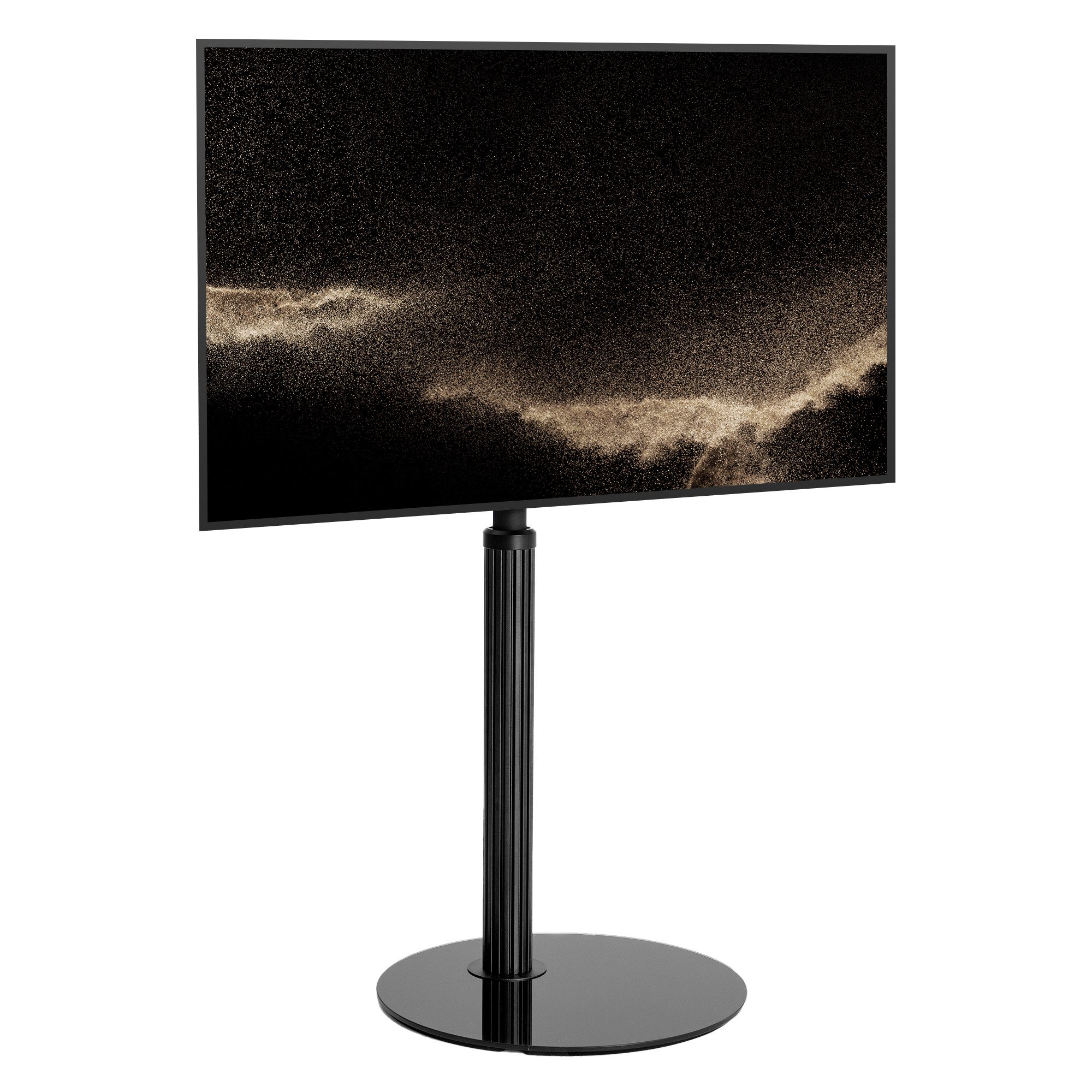AOKCOS TV-Ständer höhenverstellbar, ± 15° schwenkbar, 32-65 Zoll, (bis 65 Zoll, -2°-10° neigbar)