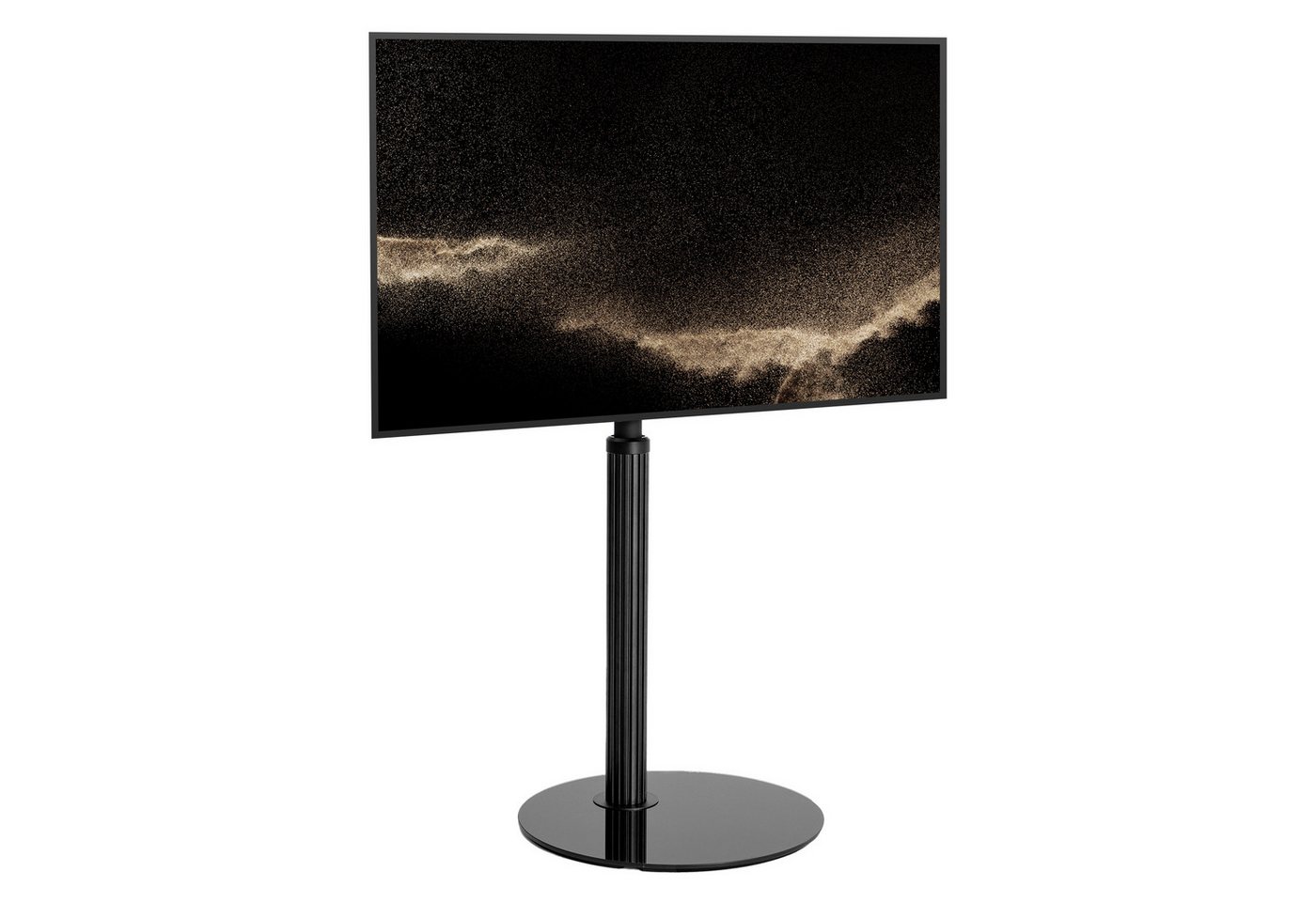 AOKCOS TV-Ständer höhenverstellbar, ± 15° schwenkbar, 32-65 Zoll, (bis 65 Zoll, -2°-10° neigbar)