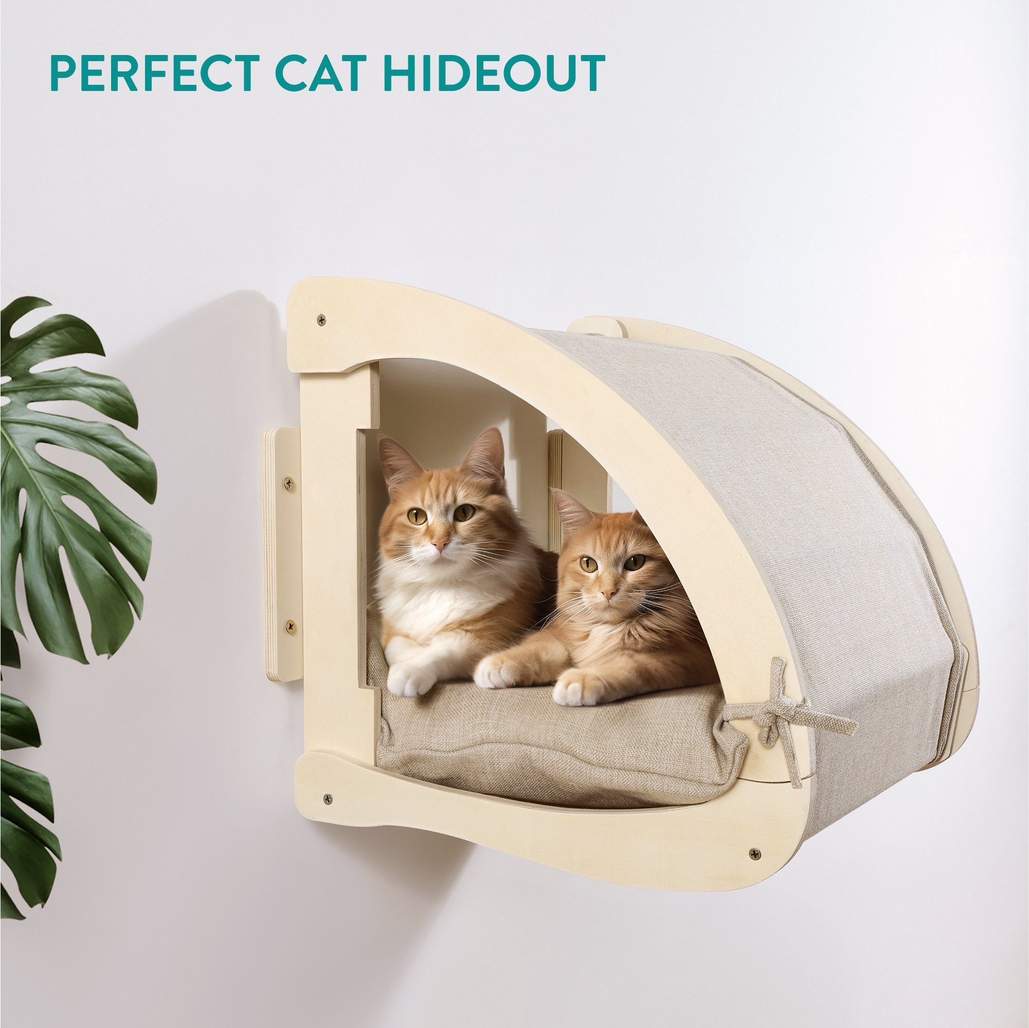 Navaris Tierhaus Katzen Bett mit Stufen günstig online kaufen