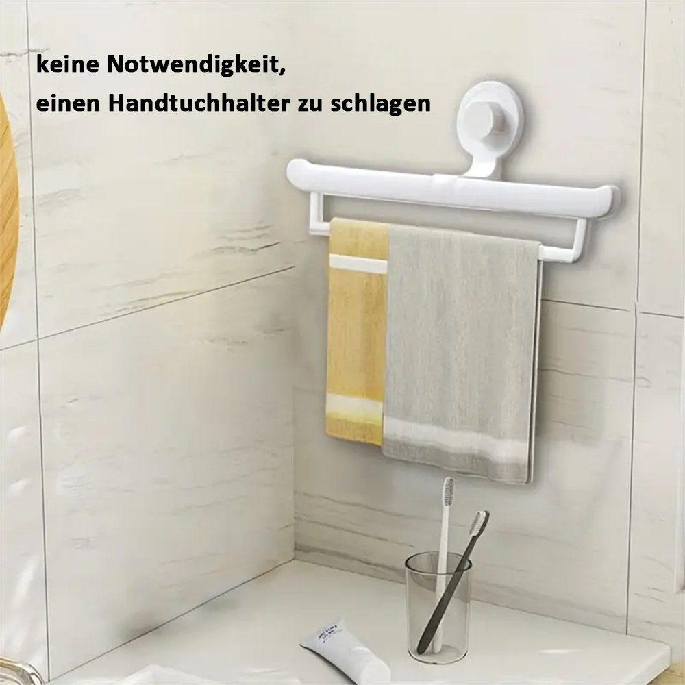 Toiletten-Aufbewahrung, Handtuchhalter Badezimmer-Wandhandtuchhalter, Handtuchstange TUABUR