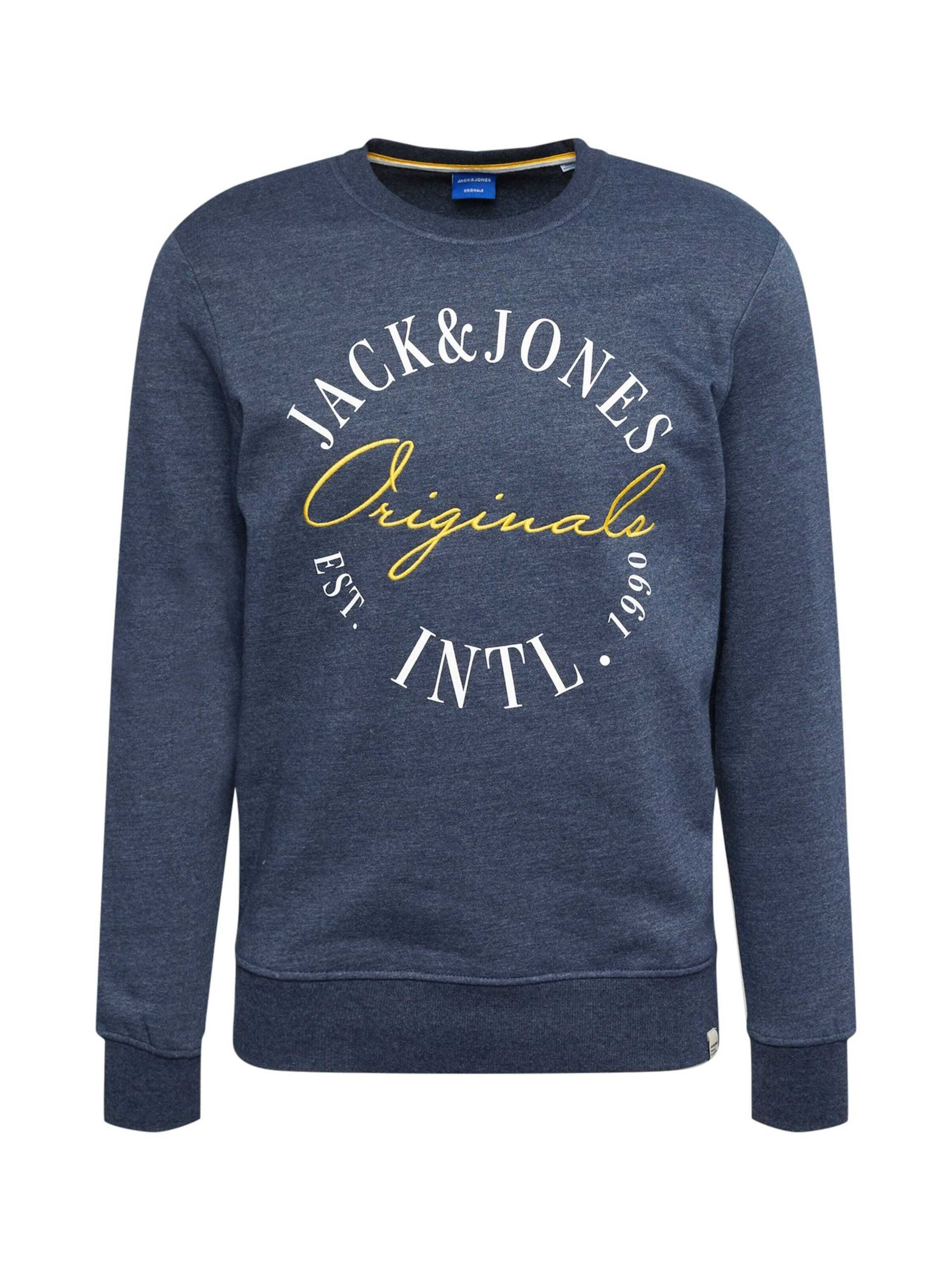 Jack & Jones Sweatshirt Willow (1-tlg) Navy Blazer