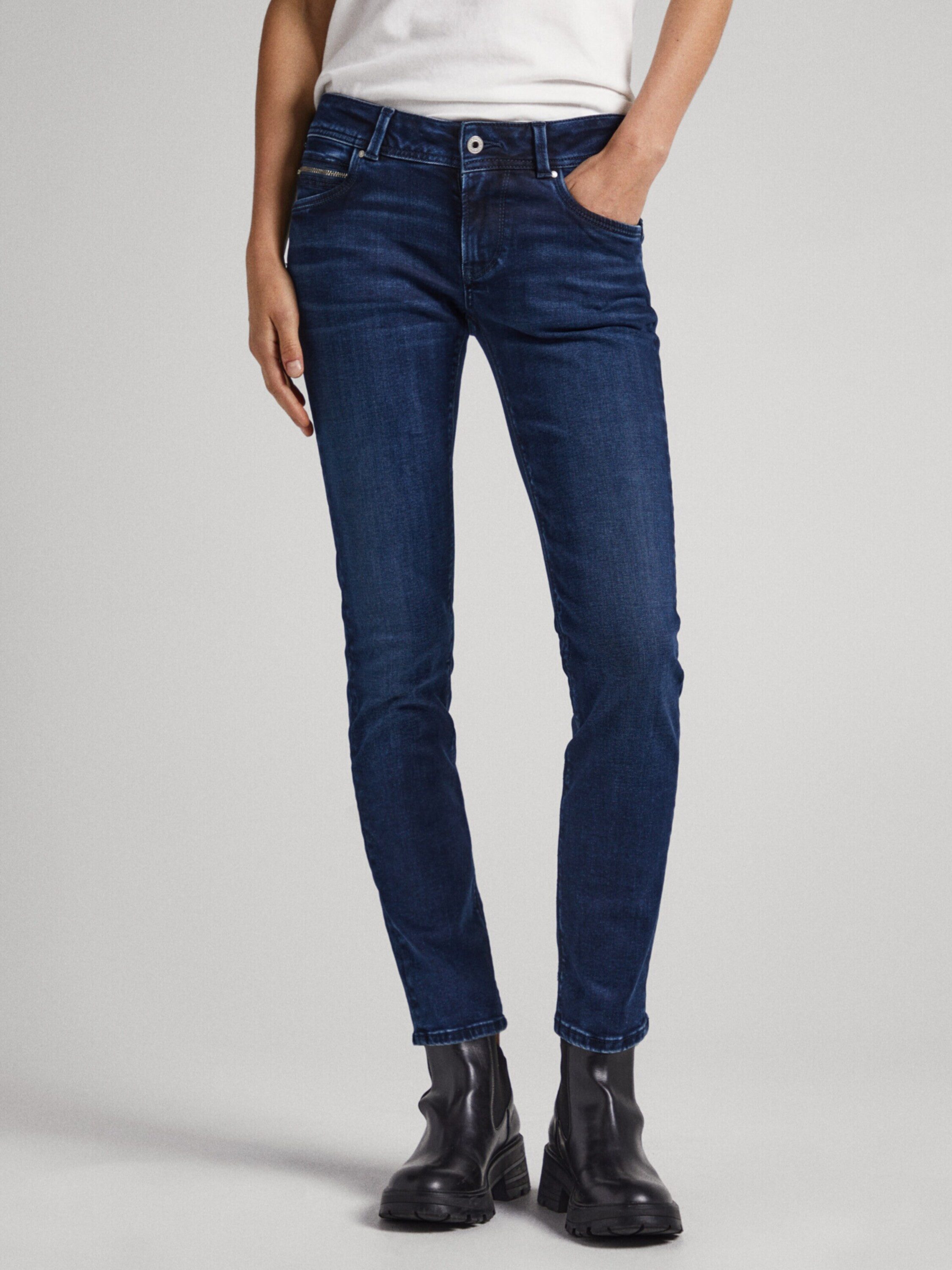 Pepe Jeans Slim-fit-Jeans NEW BROOKE (1-tlg) Plain/ohne Details