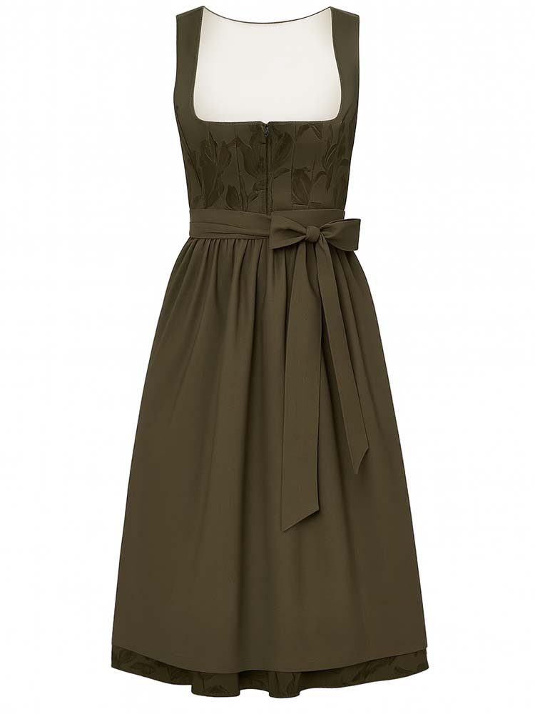 Madame Marie Dirndl Dirndl Calypsa 80cm Länge waldgrün günstig online kaufen