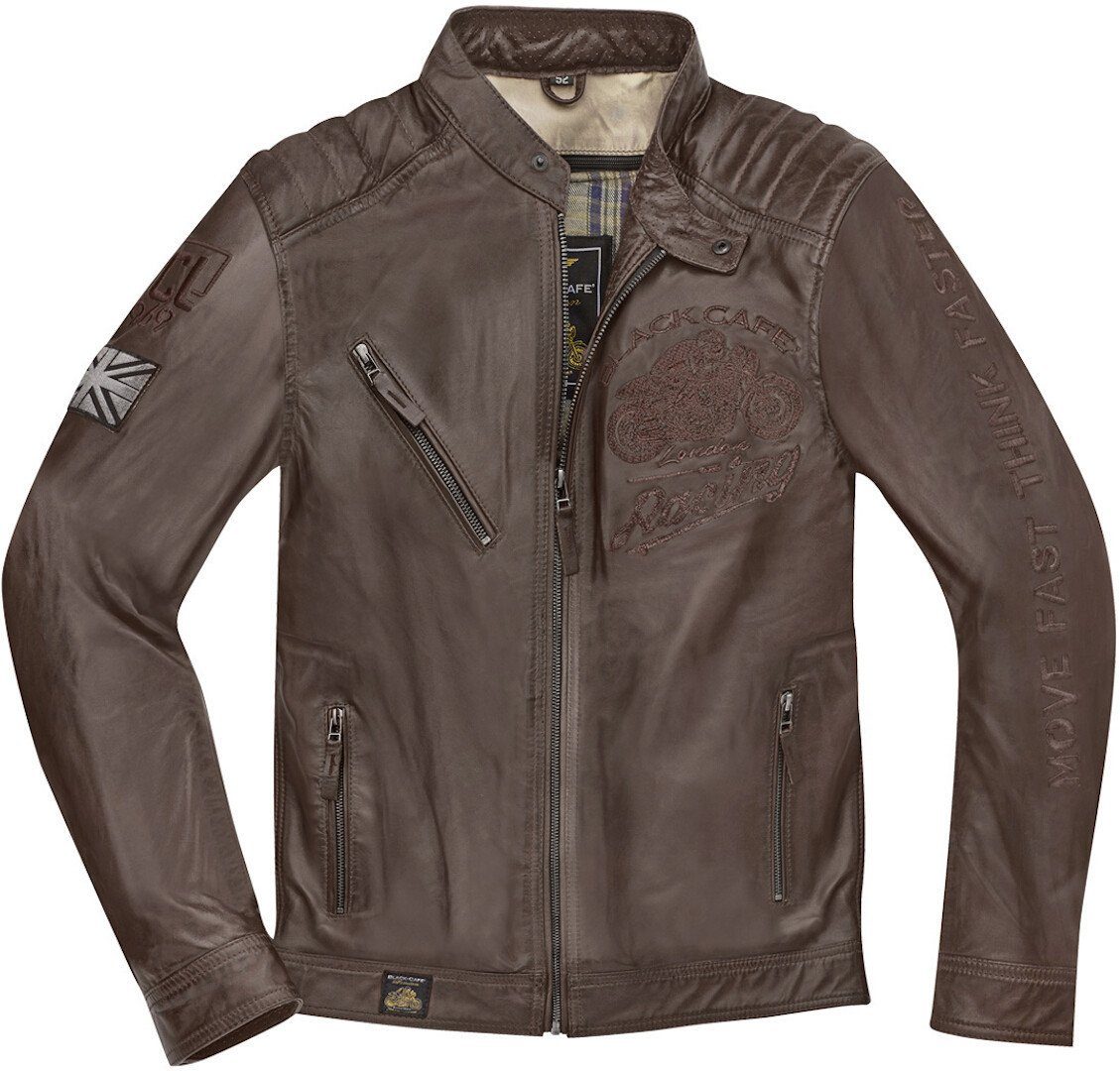 Black-Cafe London Motorradjacke Tokio Motorrad Lederjacke