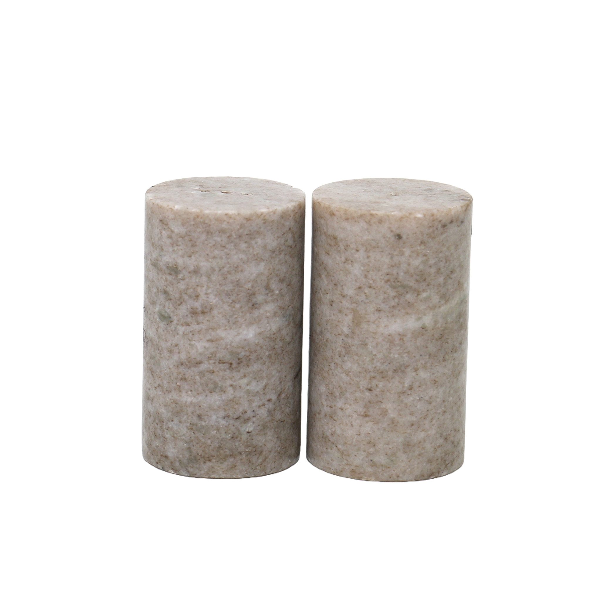 houseproud Salz- / Pfefferstreuer Tube Salz und Pfefferset aus Marmor