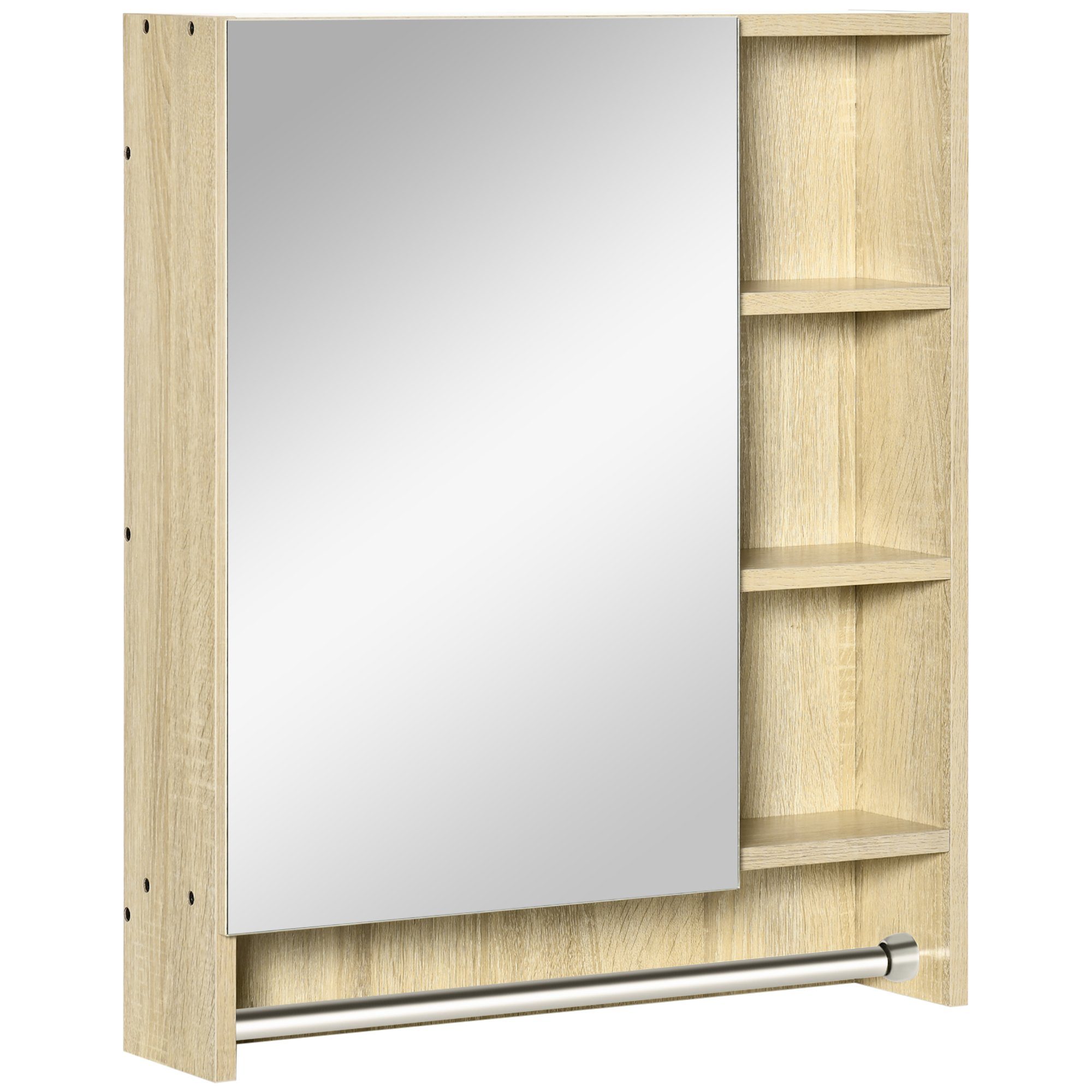 Spiegel 1-St., 1 (Set, Spiegelschrank) mit Kleankin Spiegelschrank Spiegelkabinett