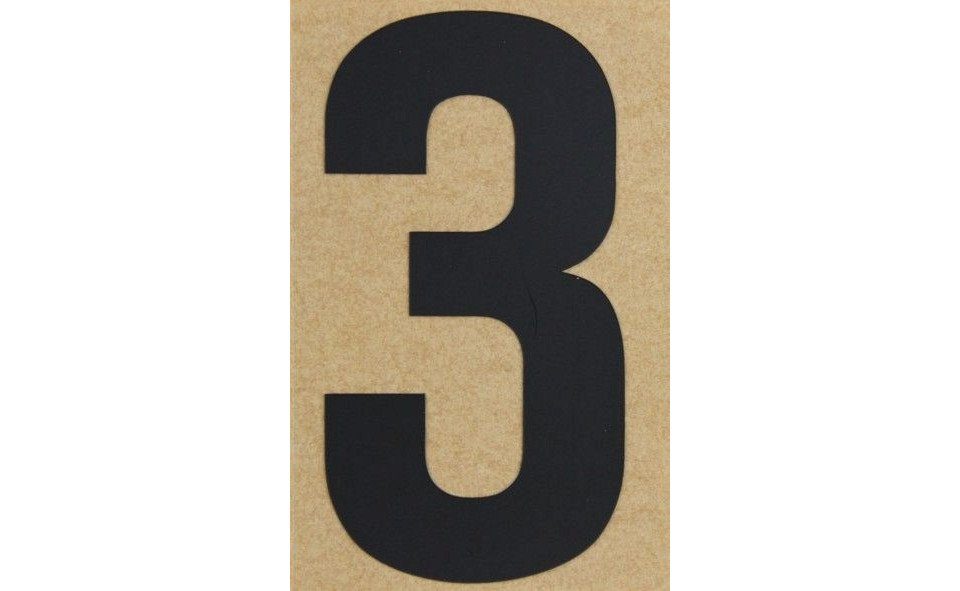 Aco Hausnummer Conacord Klebebuchstabe 65 x 100 mm