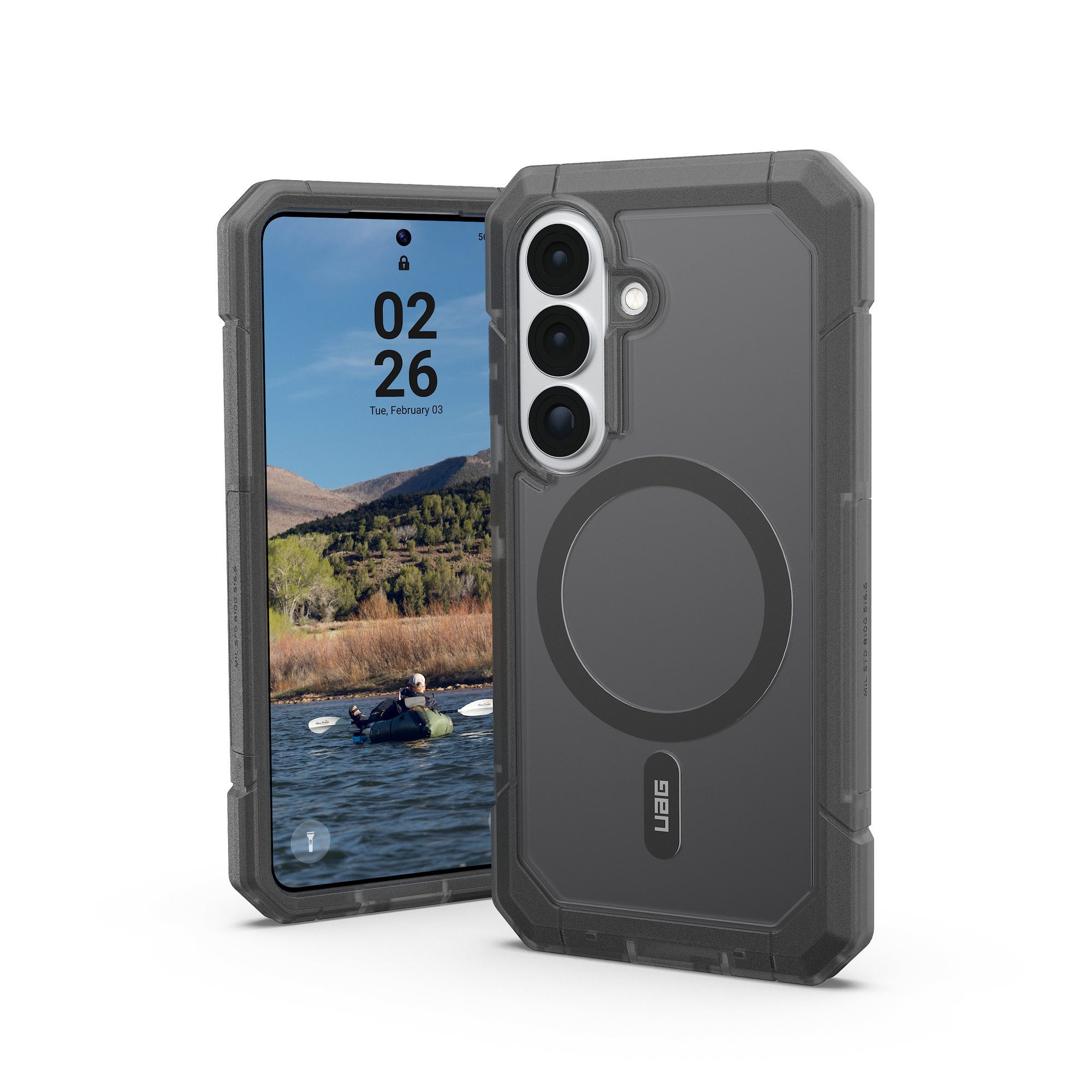 Urban Armor Gear Smartphone-Hülle Trooper - Samsung Galaxy S26 MagSafe Hülle, [7,6 Meter Fallschutz, MagSafe optimiert]