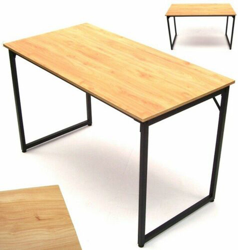 Apex Schreibtisch Schreibtisch Computertisch Bürotisch PC Tisch 120x60cm (1-St)