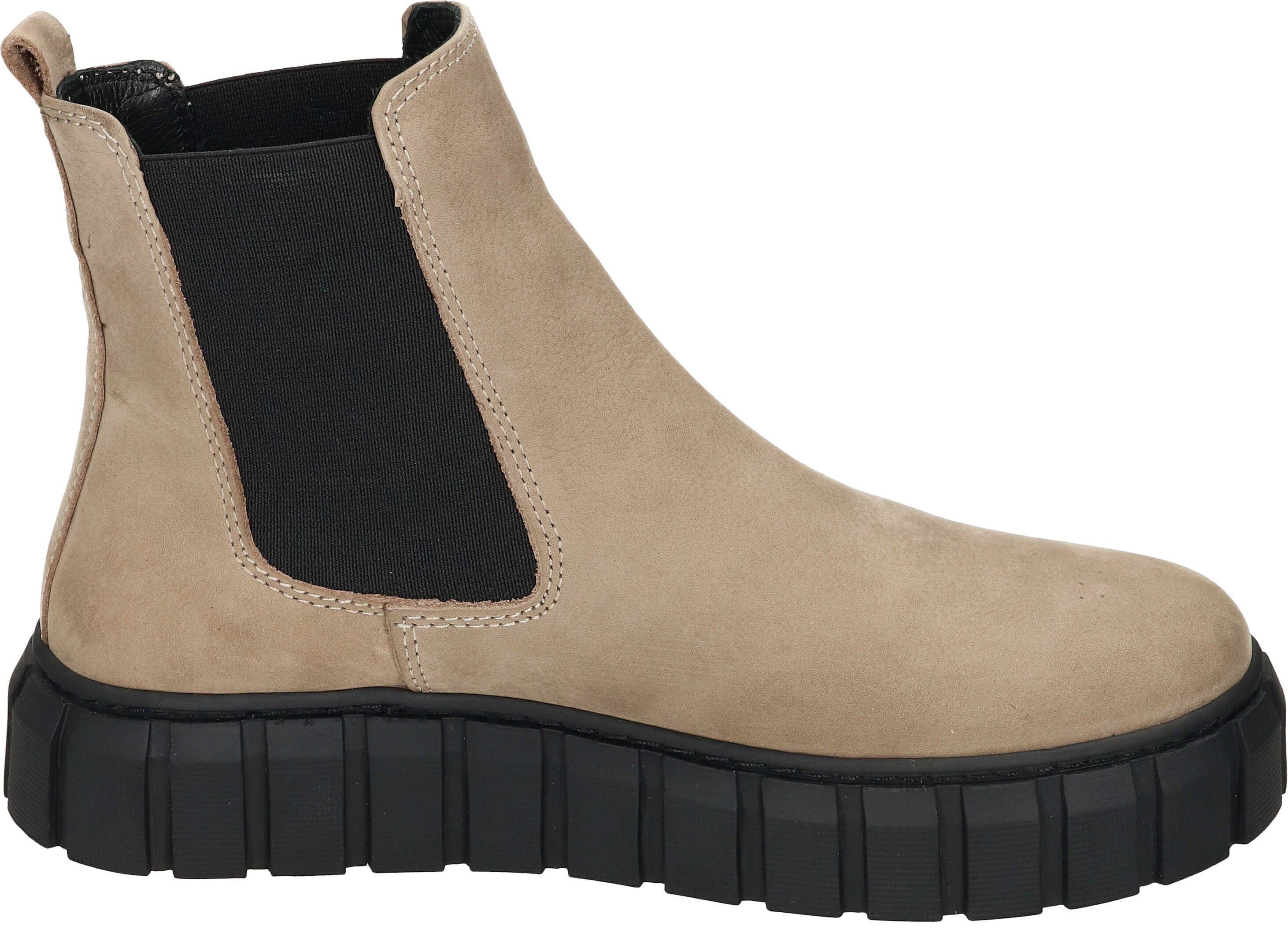 Chelseaboots mit Stiefeletten Piazza Gummizug beige