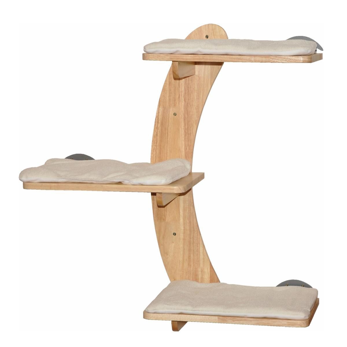 nanook Kratzbaum Katzen Kletterwand 3-stufig Wandkratzbaum