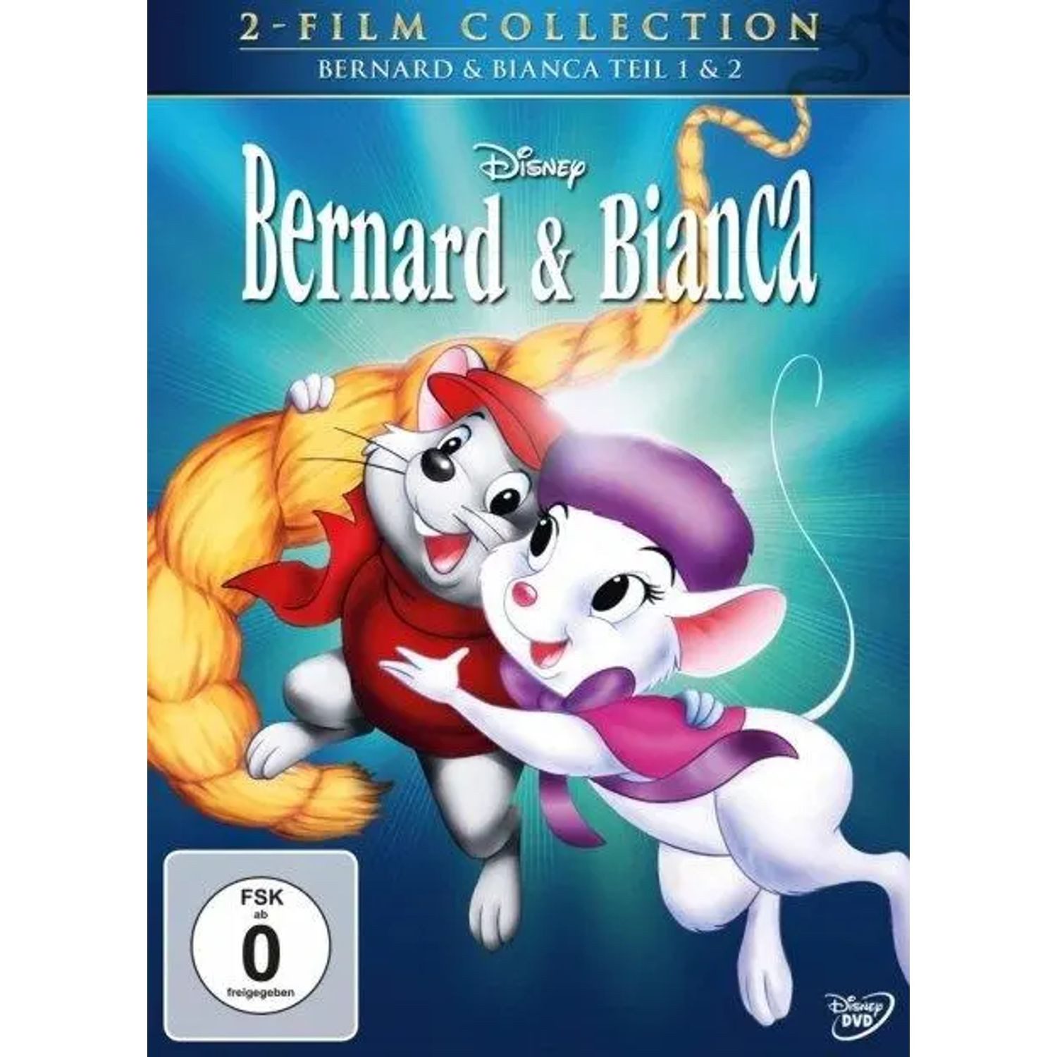 Walt Disney DVD Bernard & Bianca - Die Mäusepolizei & Bernard und Bianca im...