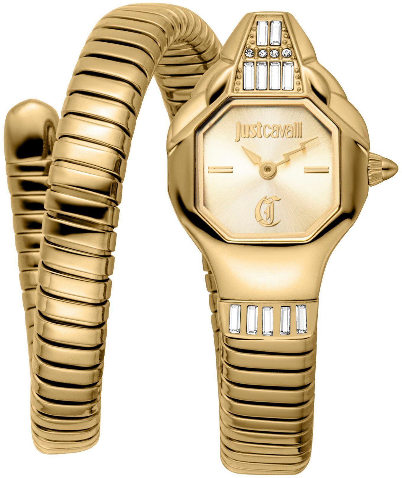Just Cavalli Time Quarzuhr Signature Snake JC1L326M0025, Armbanduhr,Damenuh günstig online kaufen