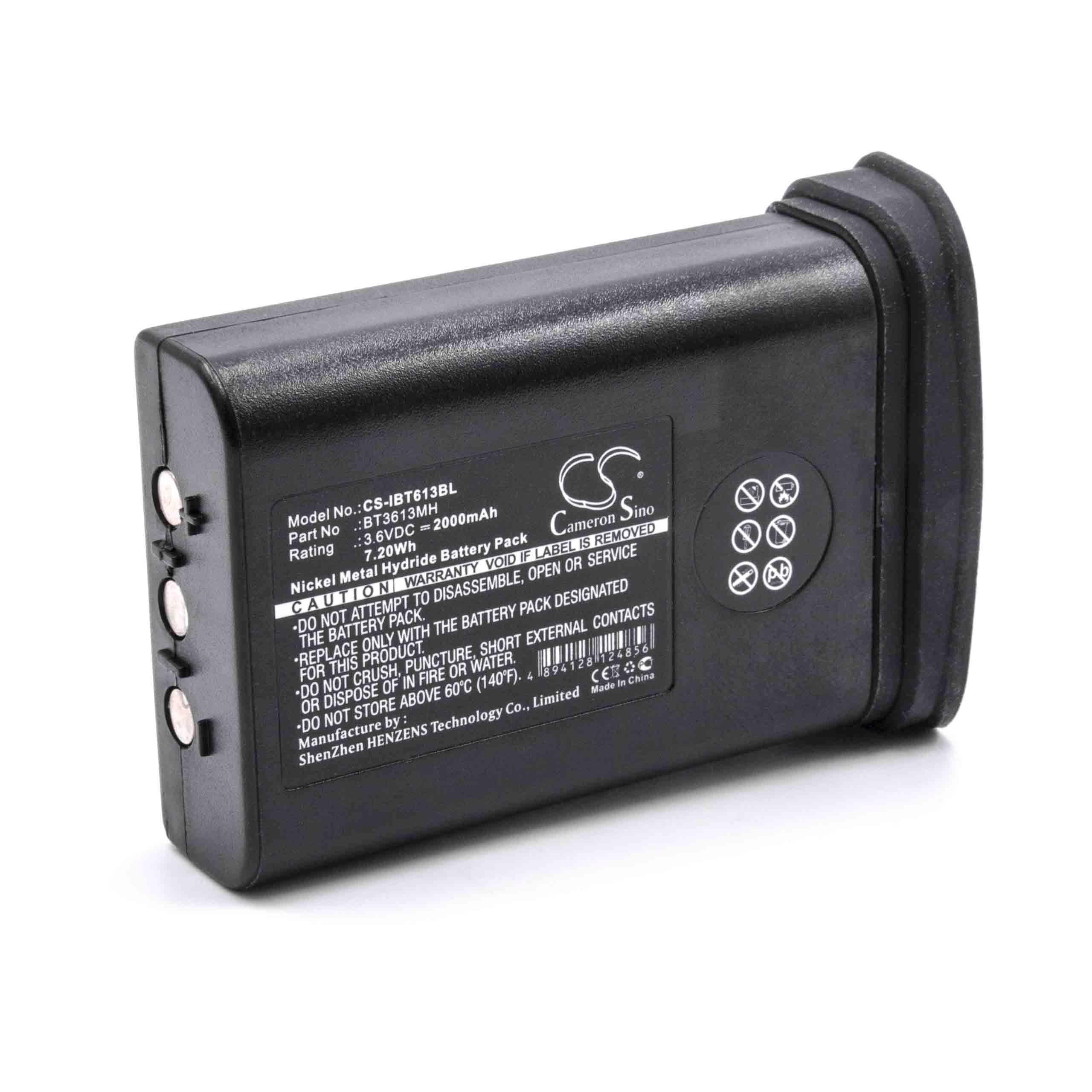 vhbw kompatibel mit Itowa Winner Serial, Winner, 1406008 Akku NiMH 2000 mAh (3,6 V)