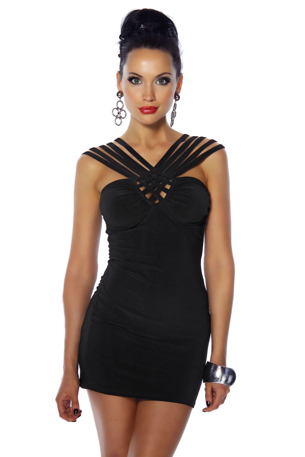 Atixo Minikleid Extravagantes Party-Minikleid Clubkleid Abendkleid günstig online kaufen