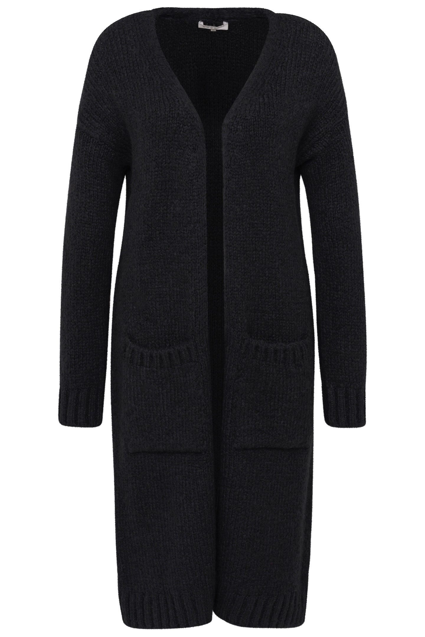 bugatti Strickjacke mit breiten Rippenbündchen