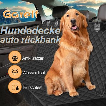 GelldG Tier-Autoschondecke Hundedecke Auto Rückbank, Haltbare Autoschondecke Hund Rücksitz