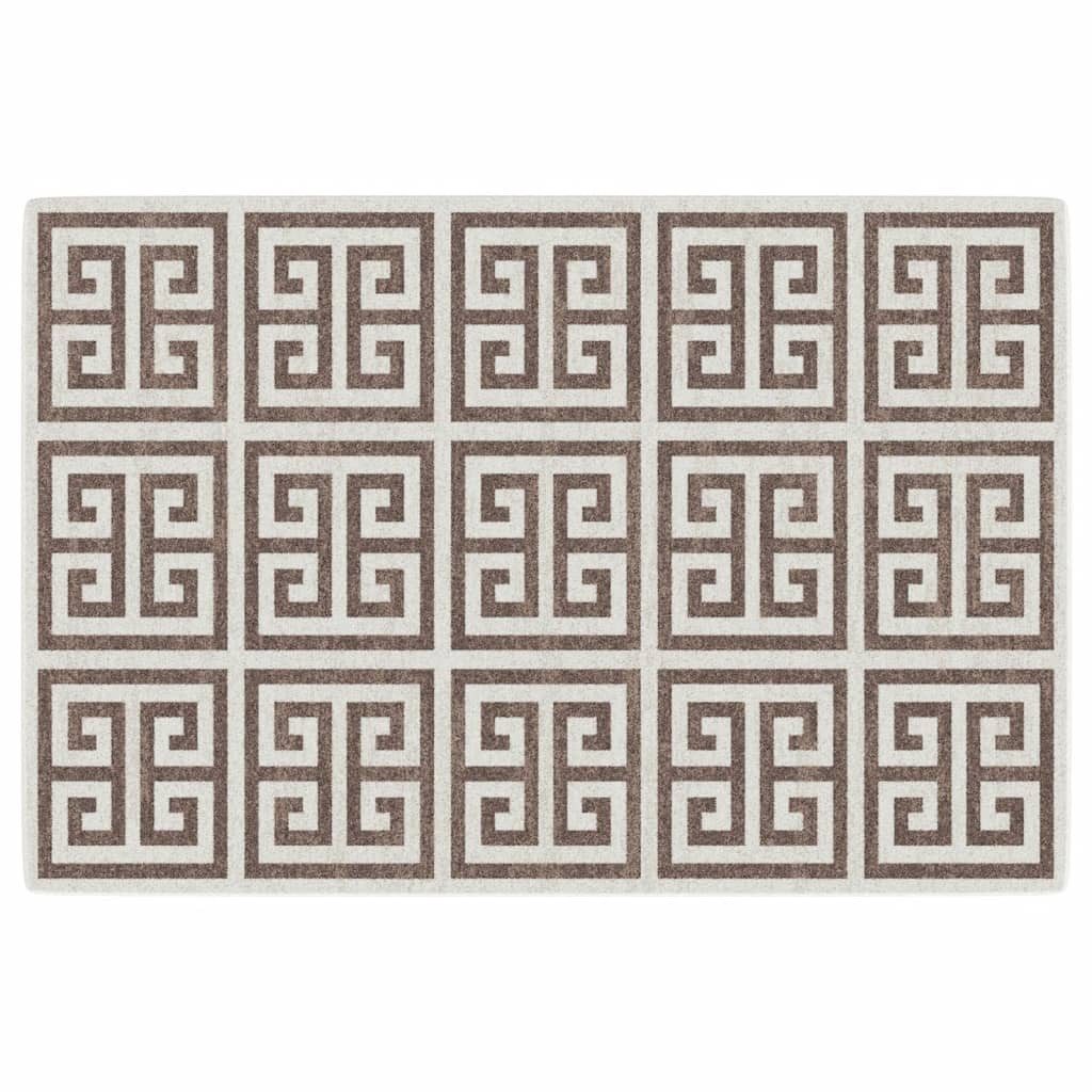 vidaXL Teppich Indoor & Outdoor Teppich Mehrfarbig 120x180 cm, Rechteckig