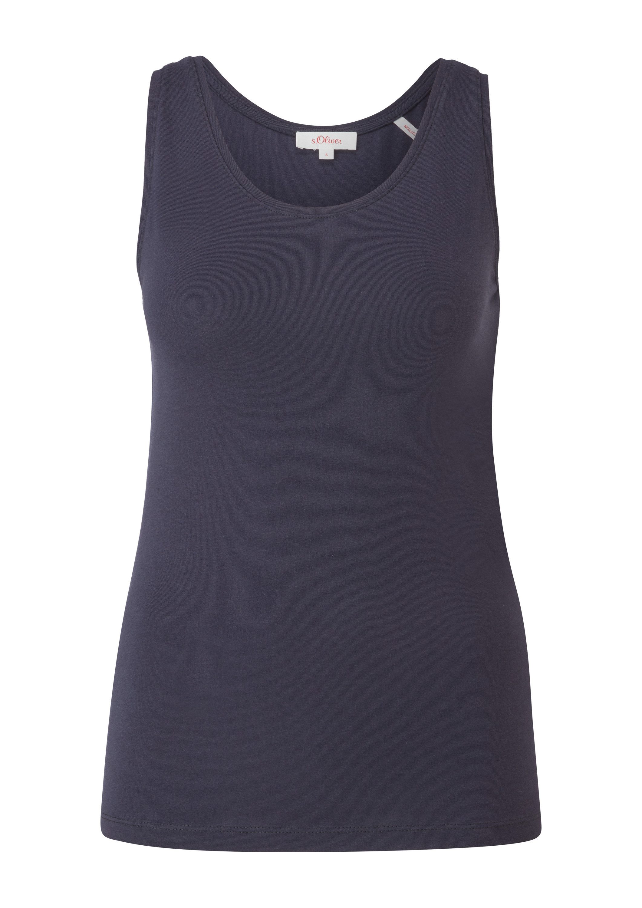 s.Oliver Muscleshirt T-Shirt Basic Top aus Jersey günstig online kaufen