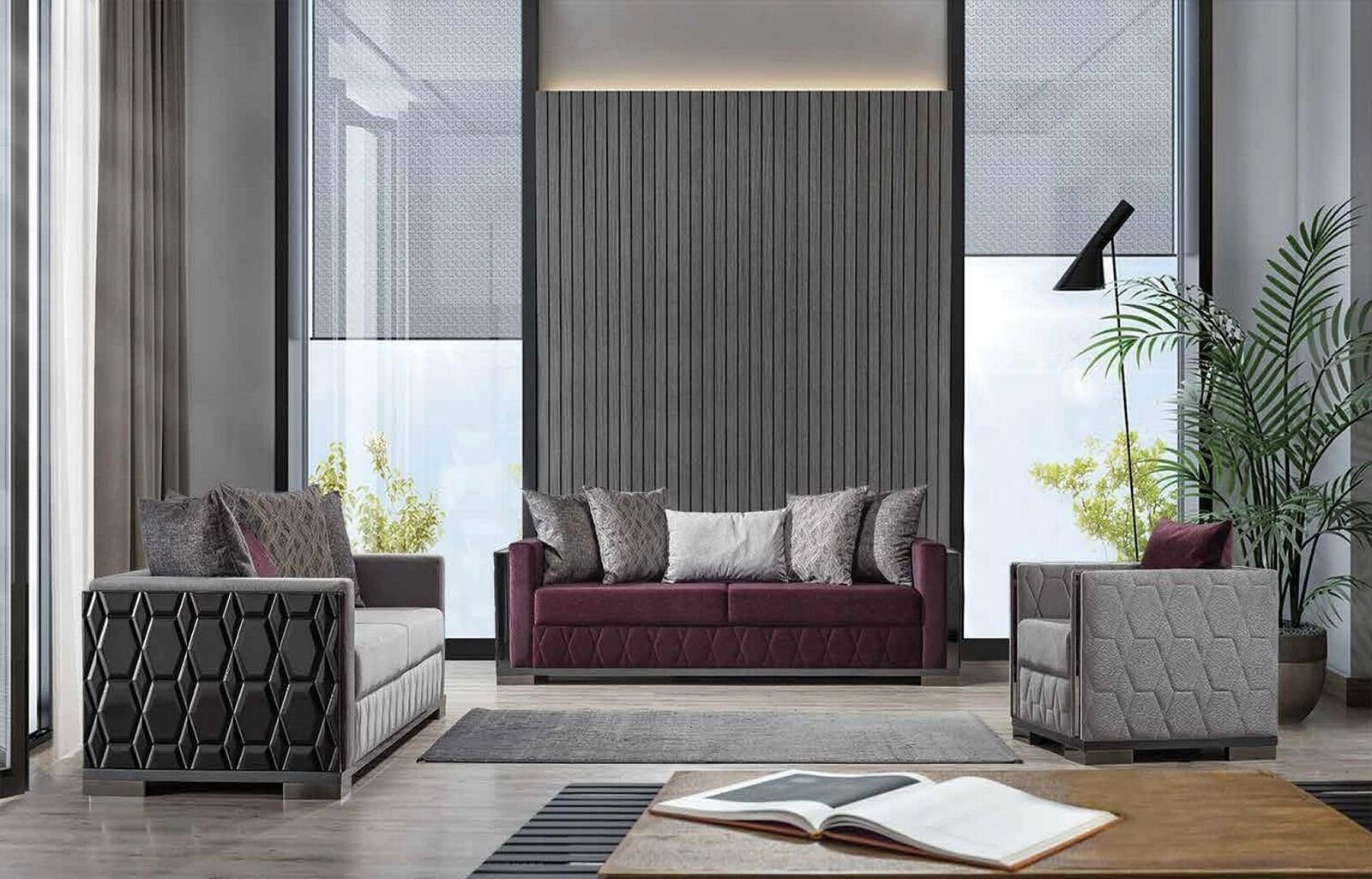 Xlmoebel Sessel Relaxstuhl aus Holz mit zeitlosem Design für modernes Wohnen (1-St., Sessel), Hergestellt in Europa